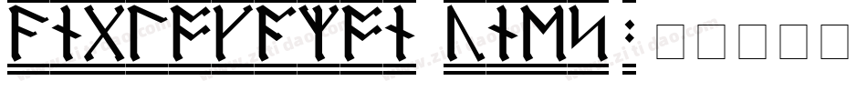 AngloSaxon Runes 2字体转换